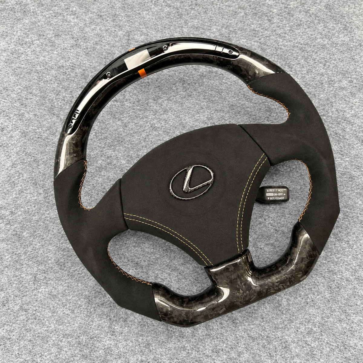 LED Carbon Fiber Steering Wheel Fits Lexus GS300 GS430 2000-2005