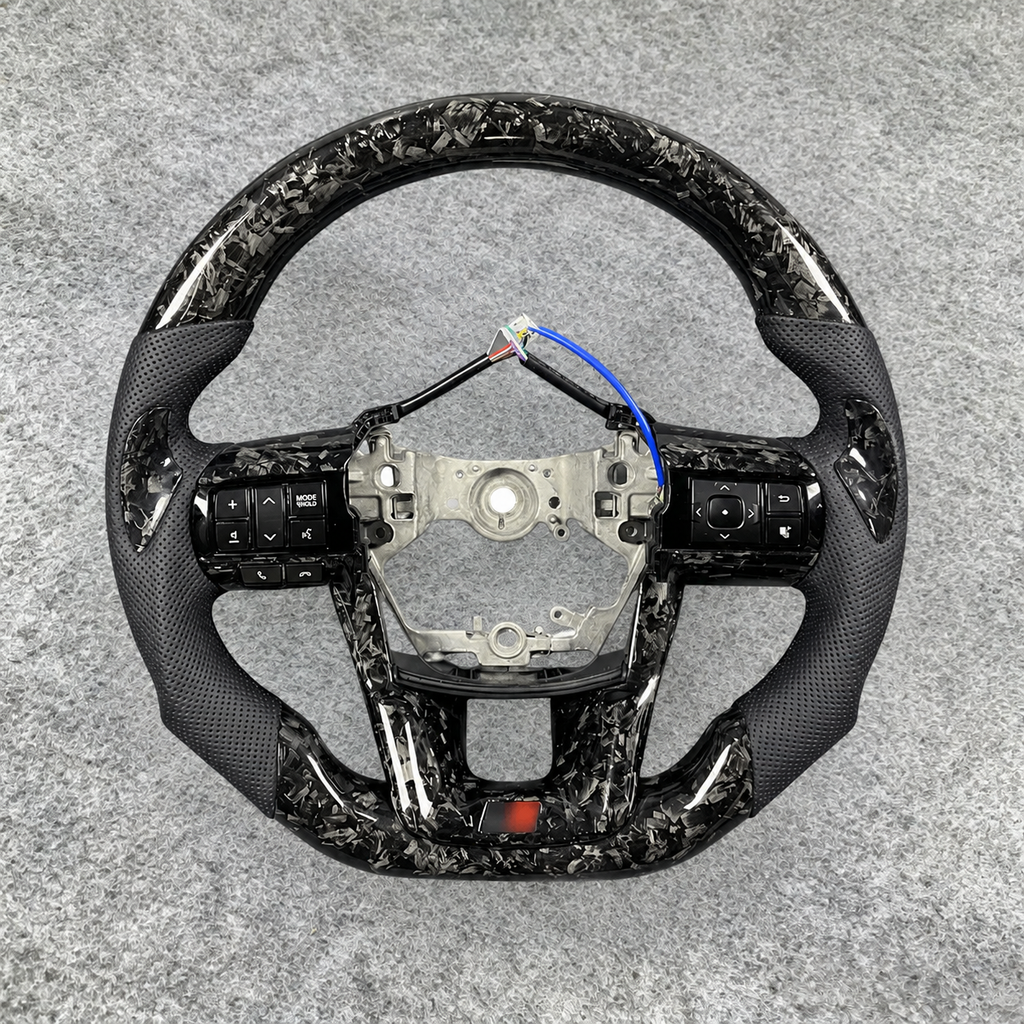Forged Carbon Fiber Steering Wheel Fits Toyota Fortuner 2014-2026