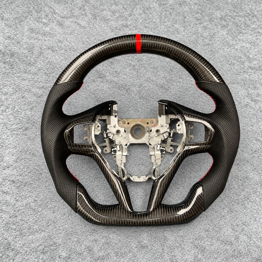 Carbon Fiber Steering Wheel Fits Honda CR‑Z 2010‑2016