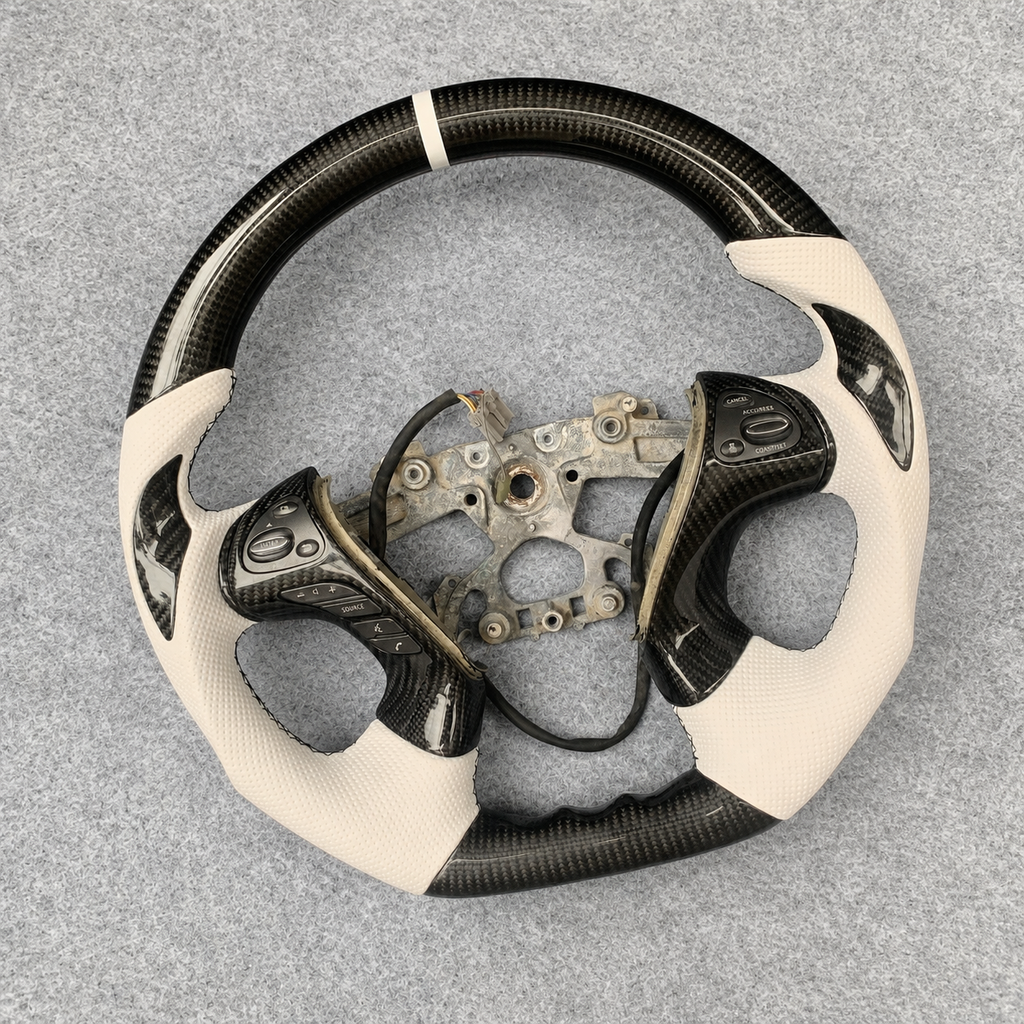 Custom Carbon Fiber Steering Wheel fits Infiniti 2011-2019 M25 M35 M37 M56