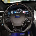 Carbon Fiber Steering Wheel Fits  Ford 2013-2019 Taurus  2011-2014 Edge  2011-2015 Explorer  2011-2020 Flex