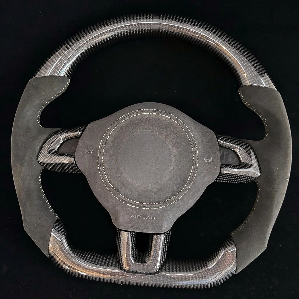 Premium Carbon Fiber Steering Wheel fits 2010-2014 VW MK6 Golf GTI/R/Jetta GLI