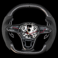 Custom Carbon Fiber Steering Wheel Fits VW 2020+ Golf 8 MK8 GTI Passat B8 Jetta Arteon Tiguan Atlas Taos