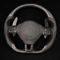 Custom Carbon Fiber Steering Wheel fits 2010-2014 VW MK6 Golf GTI/R/Jetta GLI