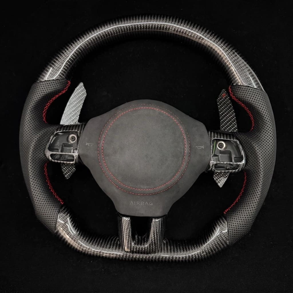 Custom Carbon Fiber Steering Wheel fits 2010-2014 VW MK6 Golf GTI/R/Jetta GLI