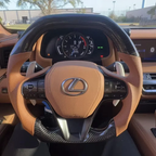Premium Custom Carbon Fiber Steering Wheel Fits Lexus LC500 2017-2026