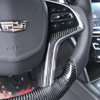 Custom carbon fiber steering wheel fits Cadillac 2015-2020 Escalade / 2013-2019 XTS / 2014-2016 SRX