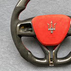 Custom Carbon Fiber Steering Wheel Fits Maserati Ghibli   Levante  Quattroporte 2014‑2023