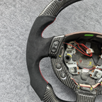 LED Carbon Fiber Steering Wheel Fits Maserati Quattroporte GranTurismo 2003-2014