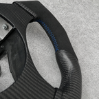 Matte Carbon Fiber Steering Wheel Fits 2001-2007 Mitsubishi EVO 7 8 9