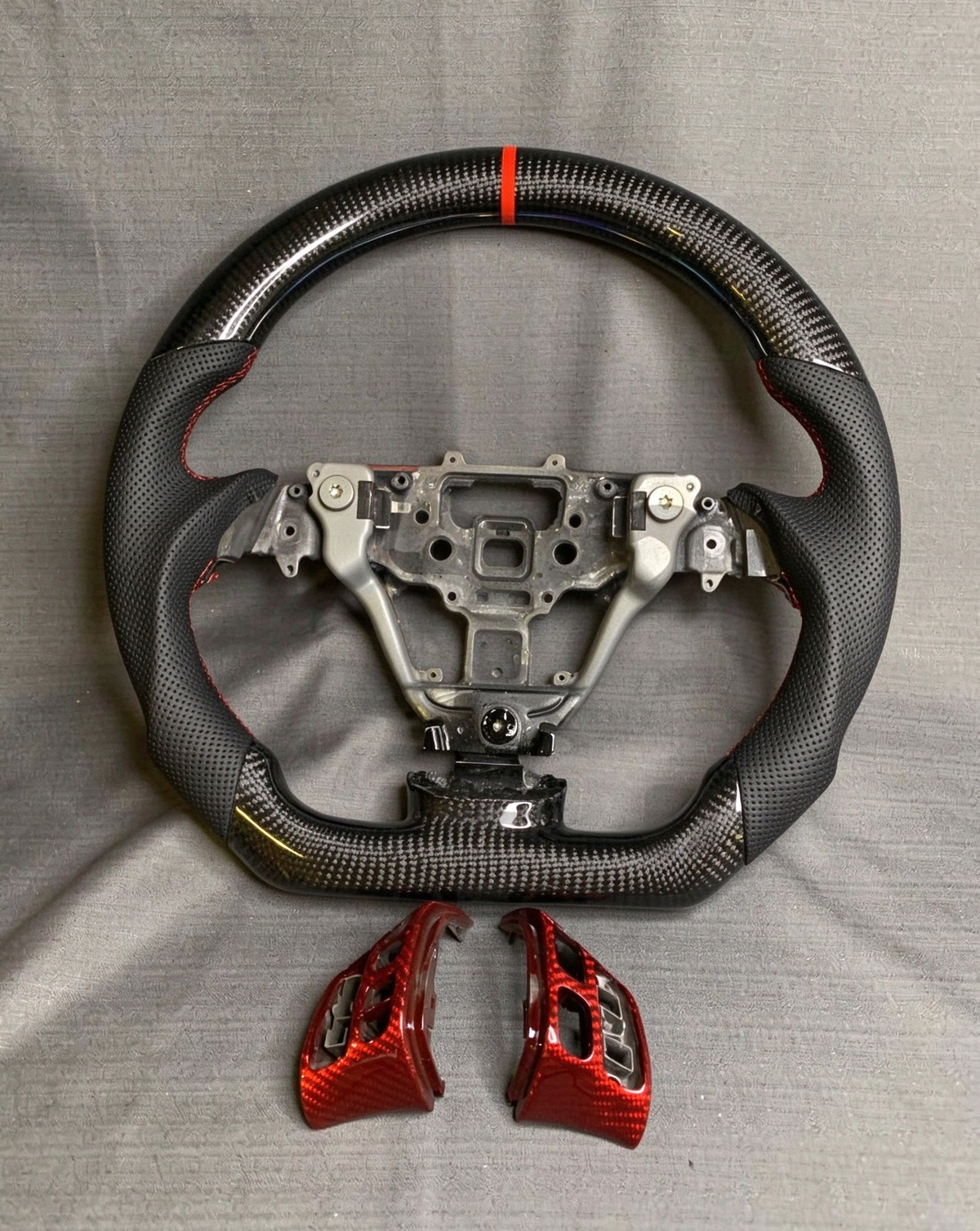 Carbon Fiber Steering Wheel fits 2003-2009 Mazdaspeed3 / Mazda3 | LYC Auto Parts