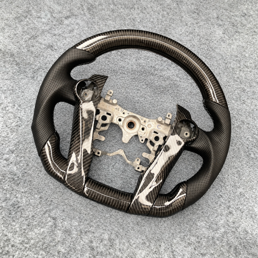 Carbon Fiber Steering Wheel Fits Toyota Prius 2010-2015