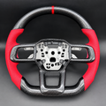 Carbon Fiber Steering Wheel fits Ford 2024-2026 Mustang
