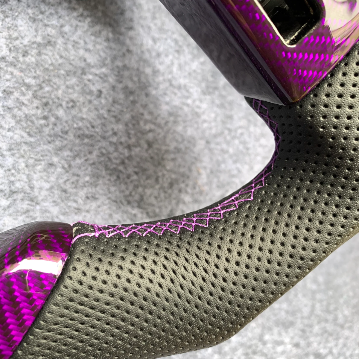 Purple Carbon Fiber Steering Wheel fits Nissan 350Z/Z33 2002-2009