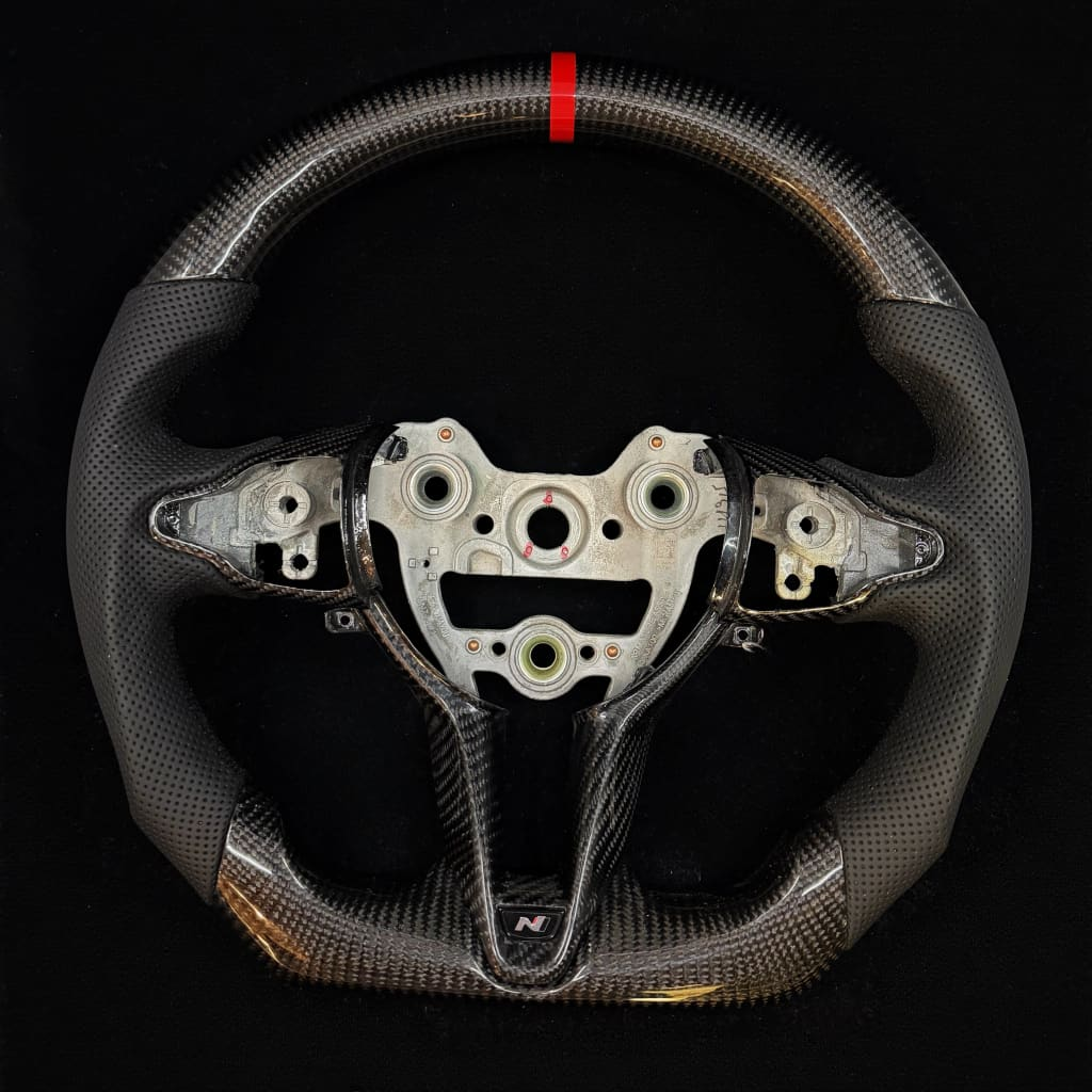 Carbon Fiber Steering Wheel Fits 2020–2026 Elantra N I20N I30N