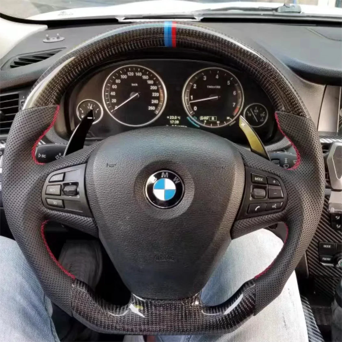 Carbon Fiber Steering Wheel fits BMW X3 F25 / X4 F26 / X5 F15 / X6 F16