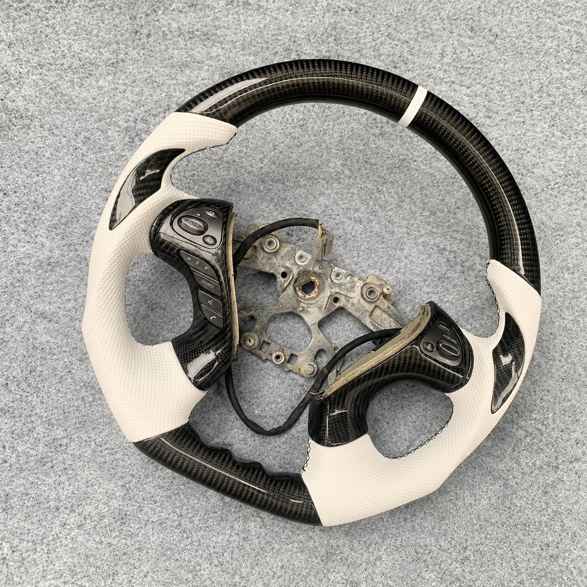 Custom Carbon Fiber Steering Wheel fits Infiniti 2011-2019 M25 M35 M37 M56
