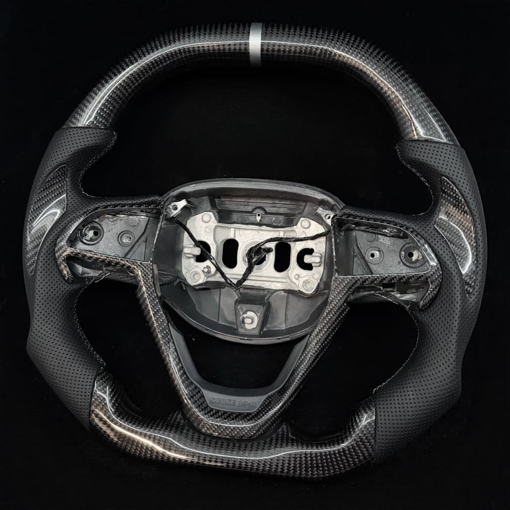 Carbon Fiber Steering Wheel fits 2014-2022 Jeep WK2 Grand Cherokee/Cherokee