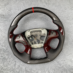 Real Carbon Fiber Steering Wheel Fits Nissan 2015-2024 Murano / 2013-2020 Pathfinder