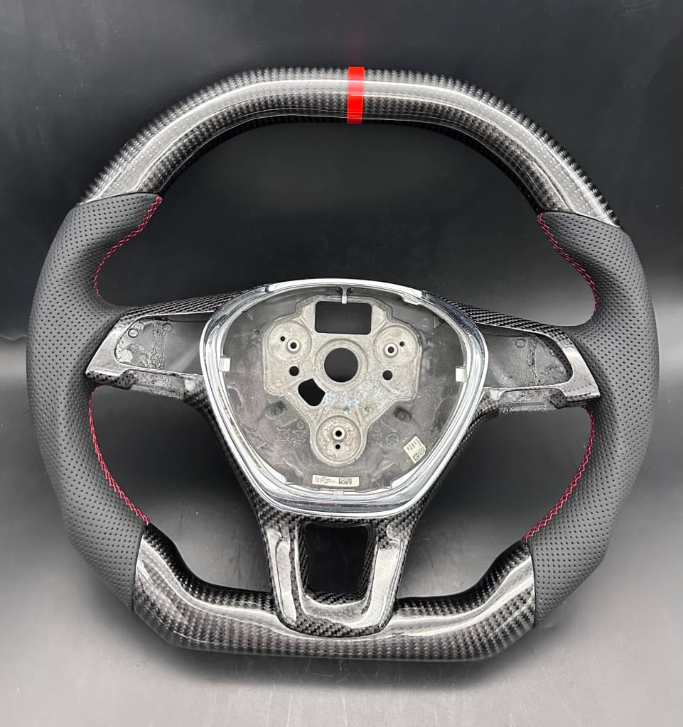 Carbon Fiber Steering Wheel Fits VW MK7 Golf Jetta Passat 2015-2021