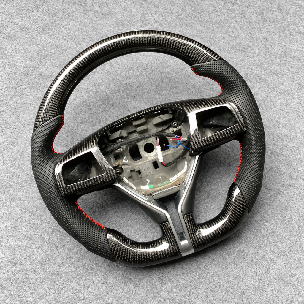Carbon Fiber Steering Wheel Fits Maserati Ghibli M157 / Levante / Quattroporte 2014‑2023