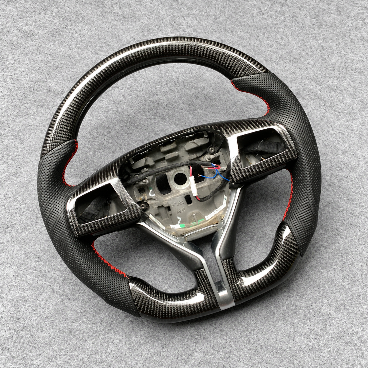 Carbon Fiber Steering Wheel Fits Maserati Ghibli M157 / Levante / Quattroporte 2014‑2023
