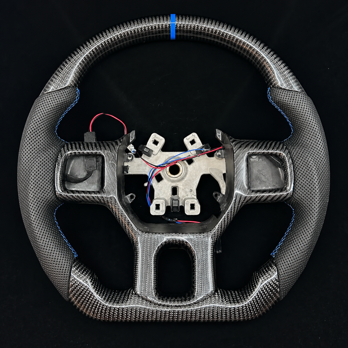 Carbon Fiber Steering Wheel fits 2012-2018 Dodge Ram 1500 2500 3500