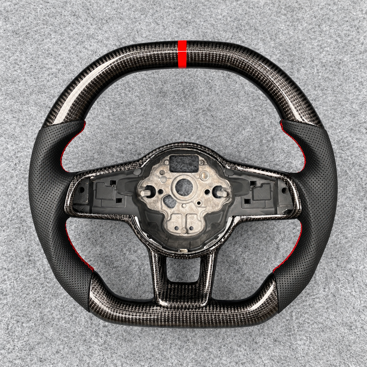 Carbon Fiber Steering Wheel Fits 2015-2021 VW Golf MK7 GTI/R/Jetta GLI