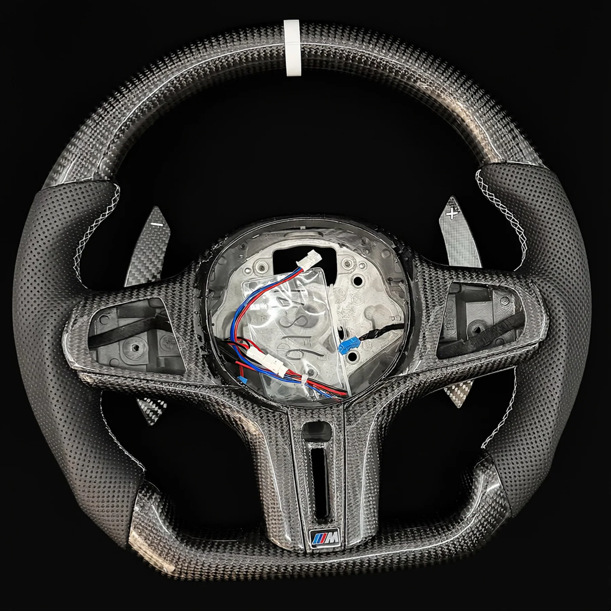 Custom Carbon Fiber Steering Wheel fits BMW 1 series F40 / 2 series F44 / 3 series  G20 G21 G28 / 4 series  G22 / M2 F87 / M3 G80 / M4 F82 F83