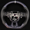 Blue Weave Carbon Fiber Steering Wheel for 9th Gen Toyota Camry 2025 2026