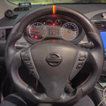Custom Carbon Fiber Steering Wheel Fits 2015-2019 Nissan Versa Sentra 2018-2021 NV200