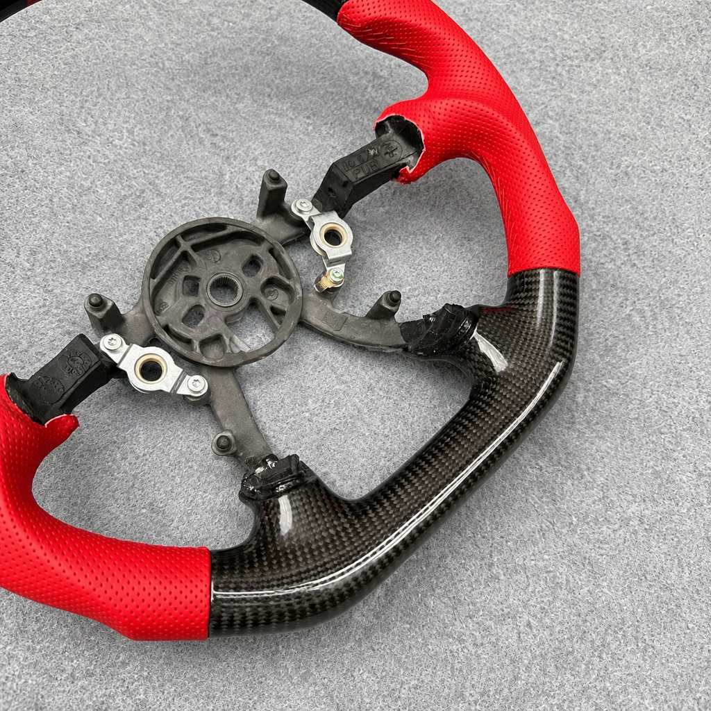 Custom Red Leather Steering Wheel fits Corvette C5 1997-2004