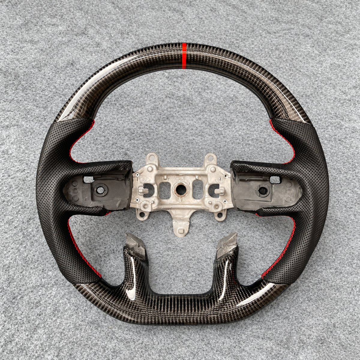 Carbon Fiber Steering Wheel fits 2019-2025 Dodge Ram 1500 2500 3500