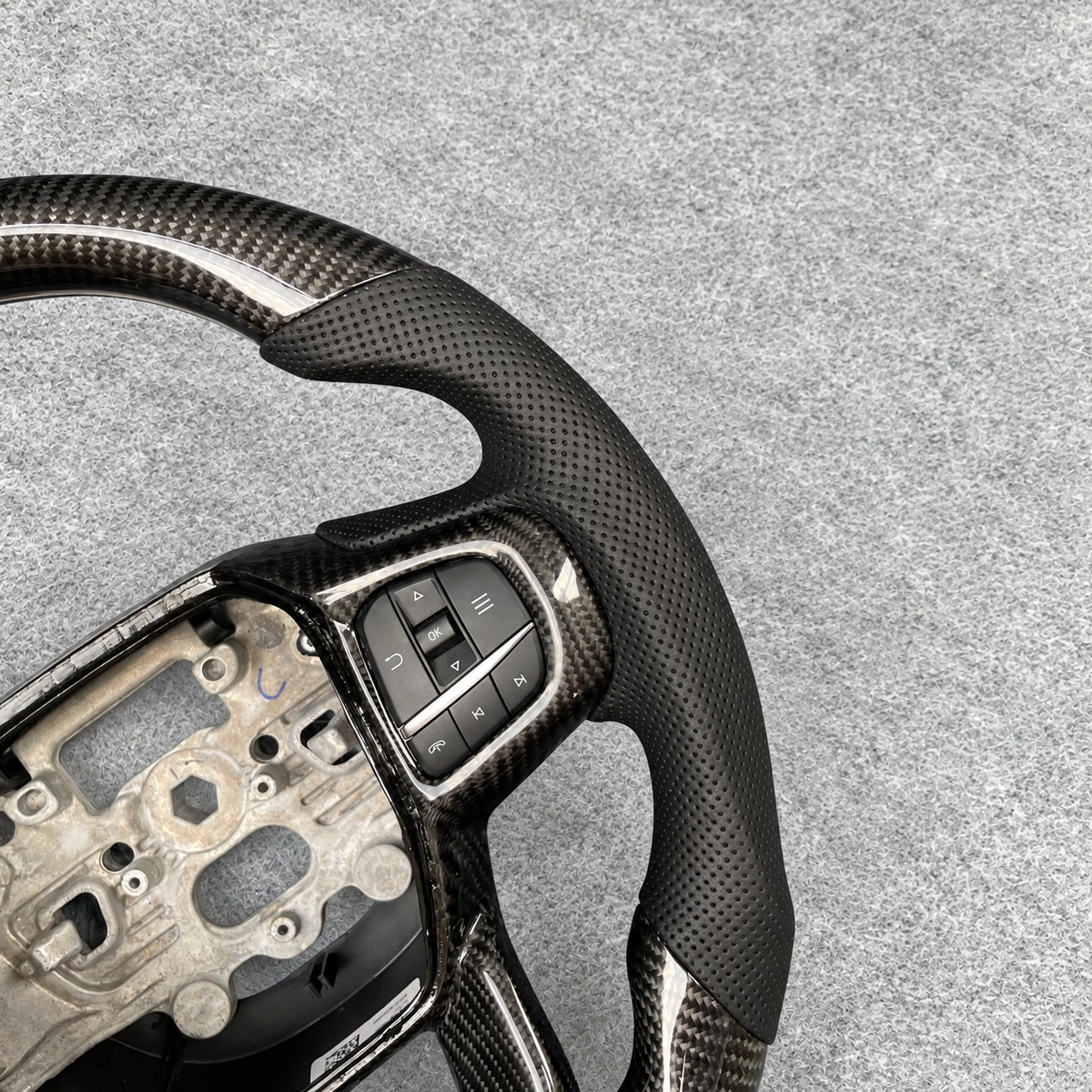 Custom Carbon Fiber Steering Wheel Fits 2023-2026 Ford Ranger
