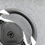 Matte carbon fiber steering wheel fits Acura ILX RDX 2013‑2020
