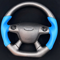 Matte Carbon Fiber Steering Wheel Fits Ford Focus C-MAX 2012-2014