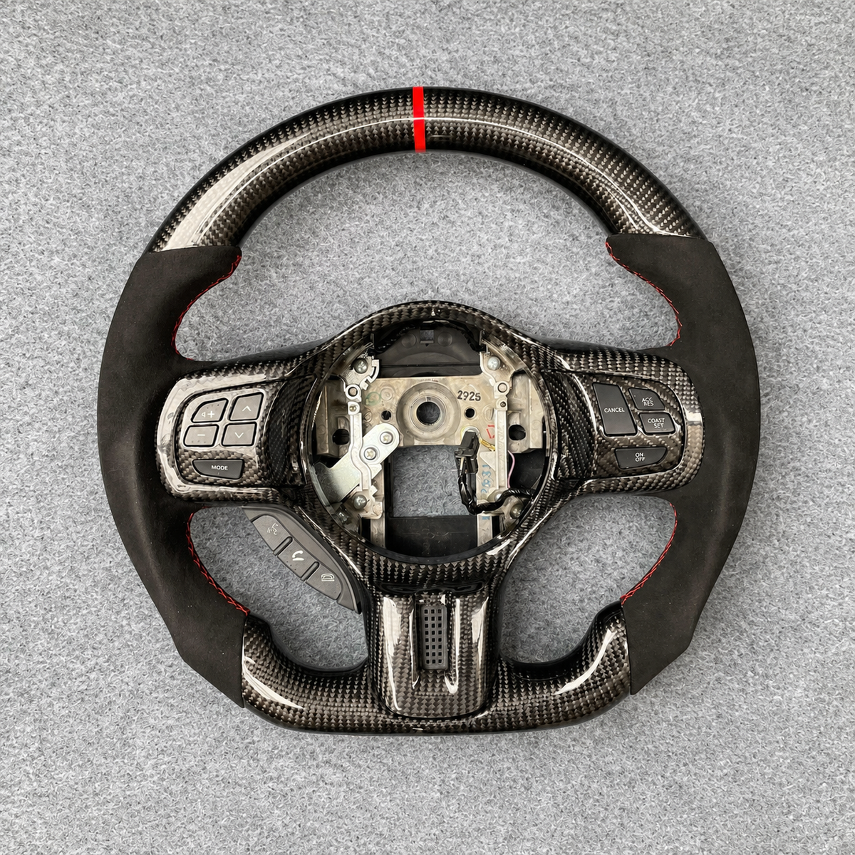 Carbon Fiber Steering Wheel Fits 2008-2015 Mitsubishi Evolution EVO X / Lancer