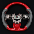 Red Carbon Fiber Steering Wheel Fits Kia Stinger GT 2018–2024