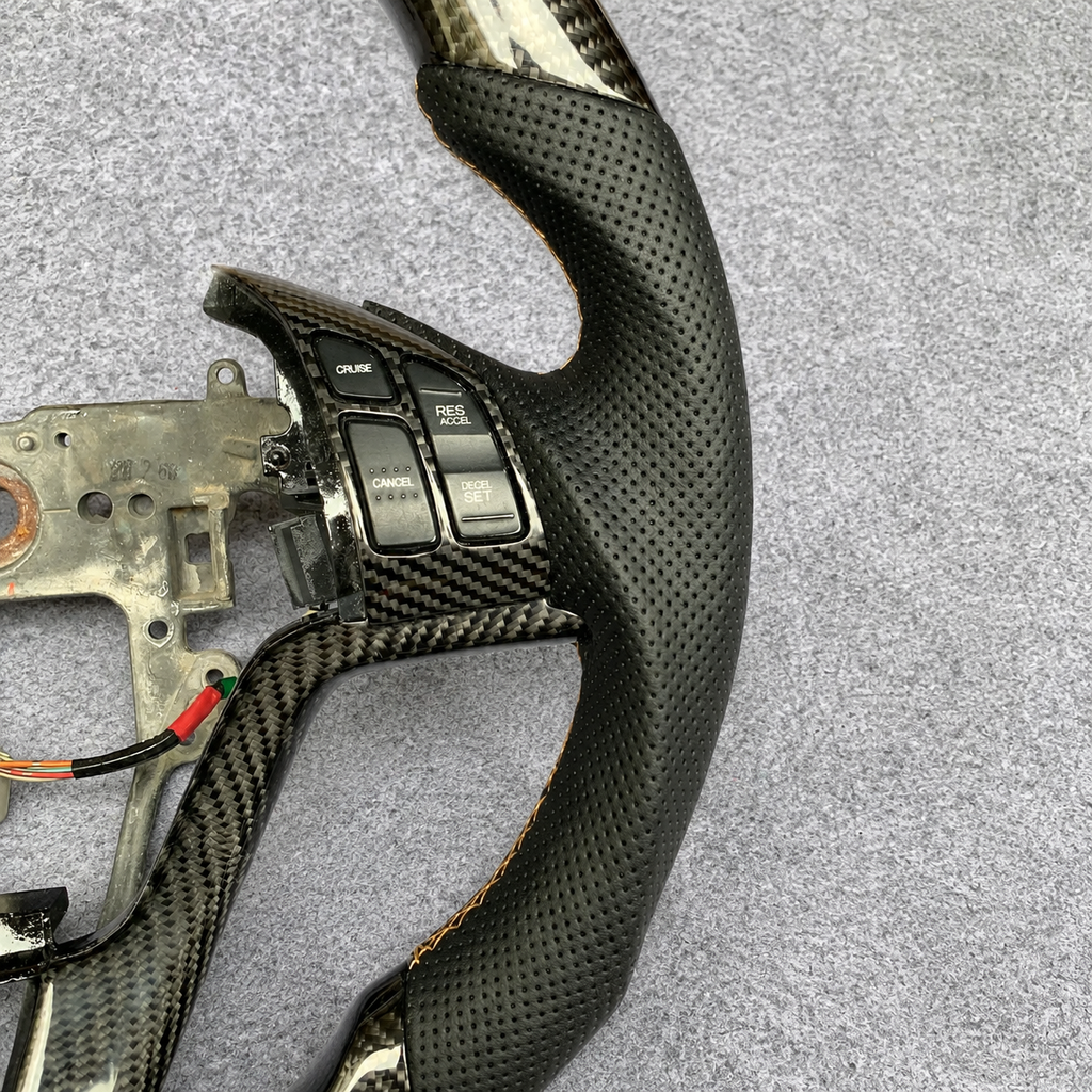 Carbon Fiber Steering Wheel Fits Honda CR‑V 2007‑2011