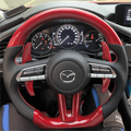 Red Carbon Fiber Steering Wheel fits Mazda CX-30 / Mazda 3 2019-2025 / 2020-2025 CX-50 | LYC Auto Parts