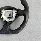 Blue Forged Carbon Fiber Steering Wheel Fits Honda S2000 / Acura RSX