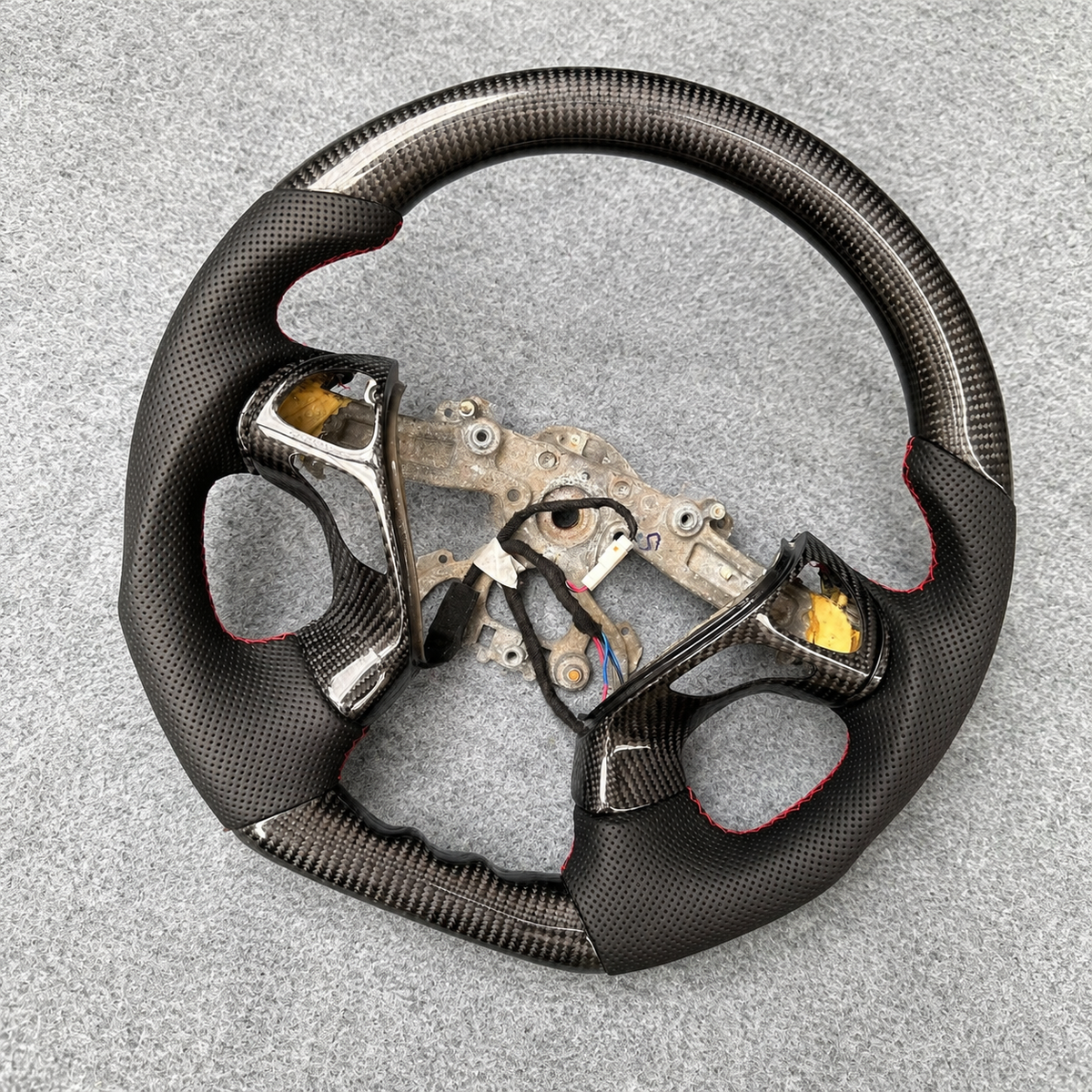 Custom Carbon Fiber Steering Wheel Fits Infiniti QX60 Q70 Q70L M25 M35 M37 M56