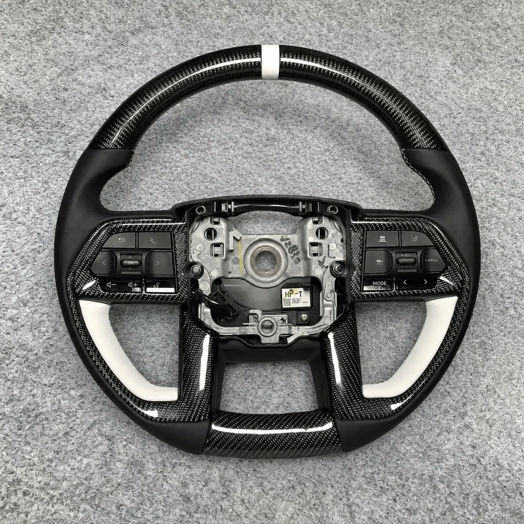 Carbon Fiber Steering Wheel Fits 2022-2026 Tundra Tacoma Sequoia