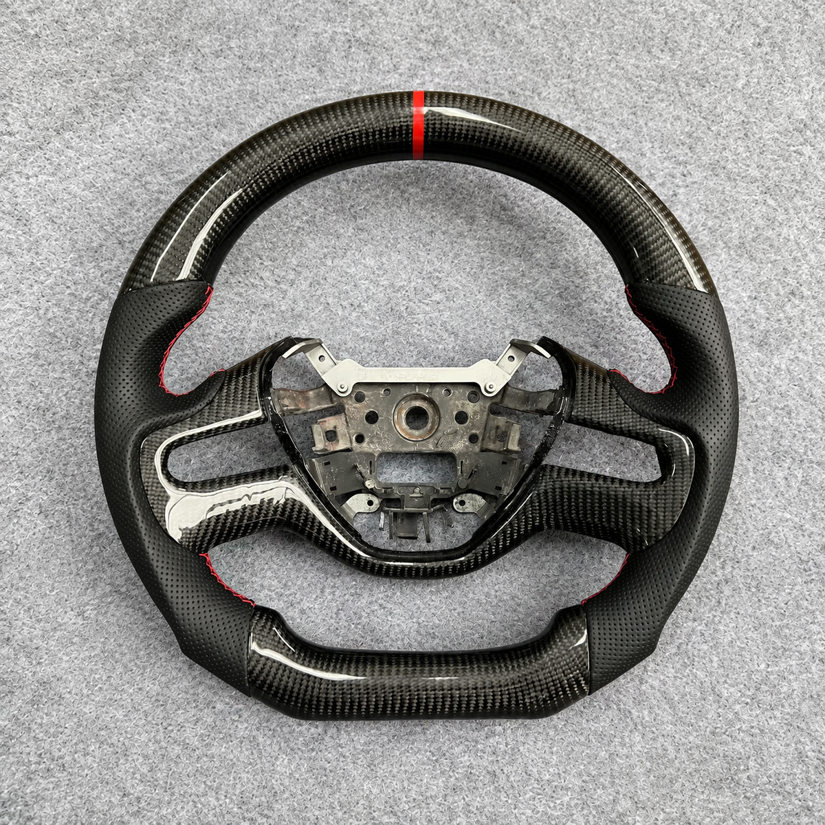 Carbon Fiber Steering Wheel Fits Honda Civic 2006‑2008