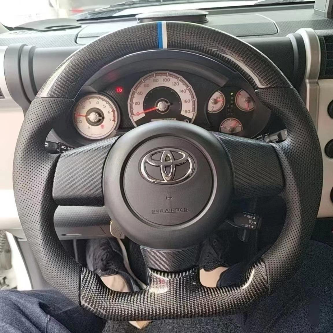 Carbon Fiber Steering Wheel Fits Toyota FJ Cruiser 2006-2017