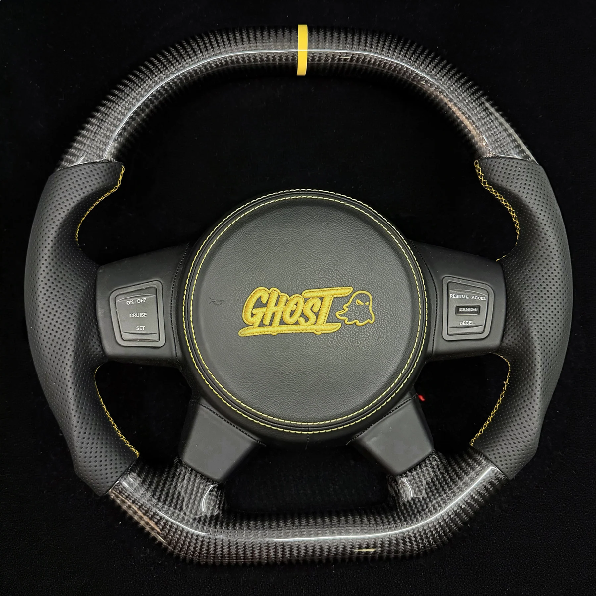 Carbon Fiber Steering Wheel fits 2006-2010 WK1 Jeep Grand Cherokee SRT8