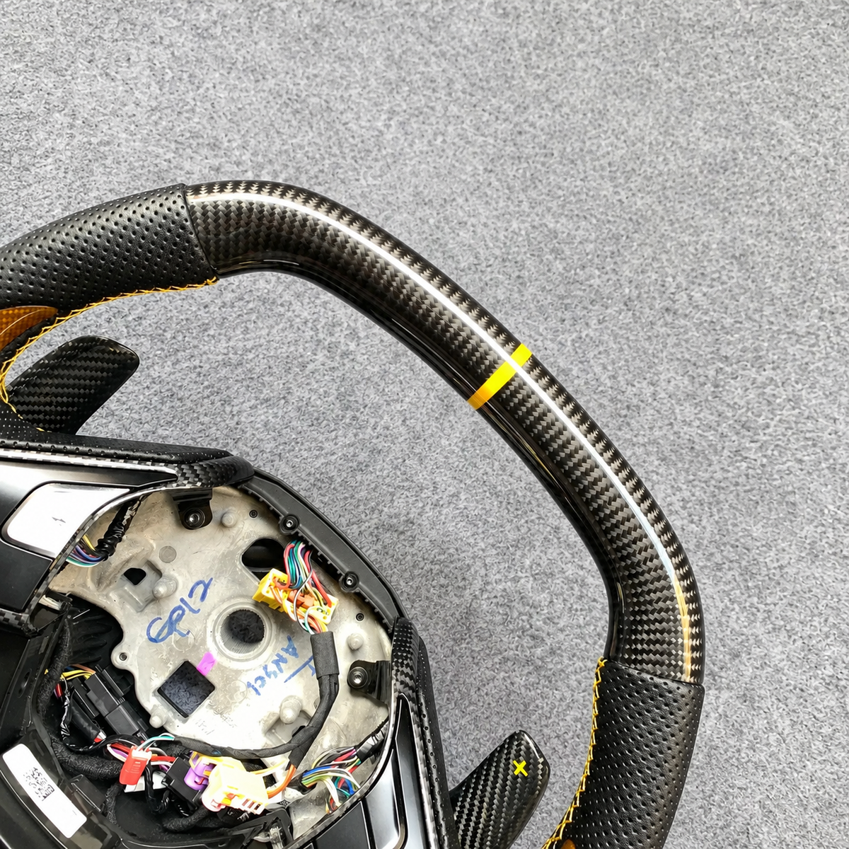 Custom Carbon Fiber Steering Wheel Fits Corvette C8
