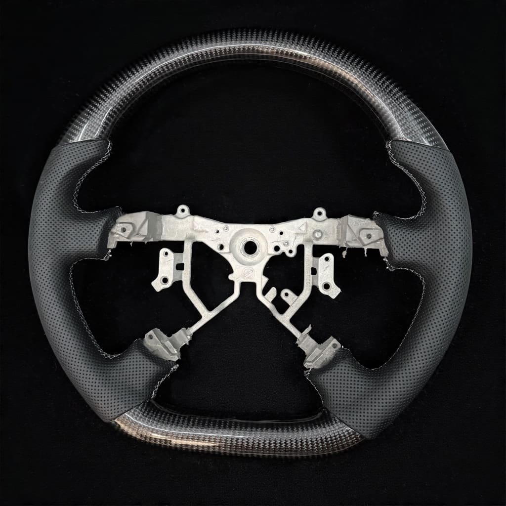 Carbon Fiber Steering Wheel Fits Toyota Tacoma 2005-2011 / 4Runner 2003-2009 / 2004-2007 LandCruiser / 2003-2007 Sequoia