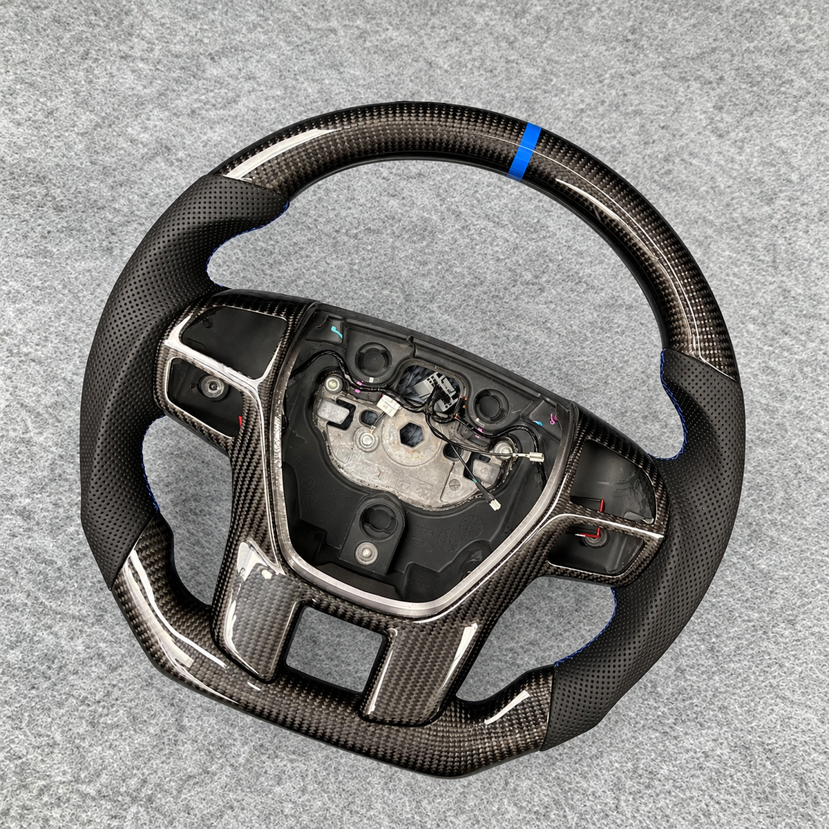 Carbon Fiber Steering Wheel Fits 2019-2022 Ford Ranger 2016-2022 Ford Everest