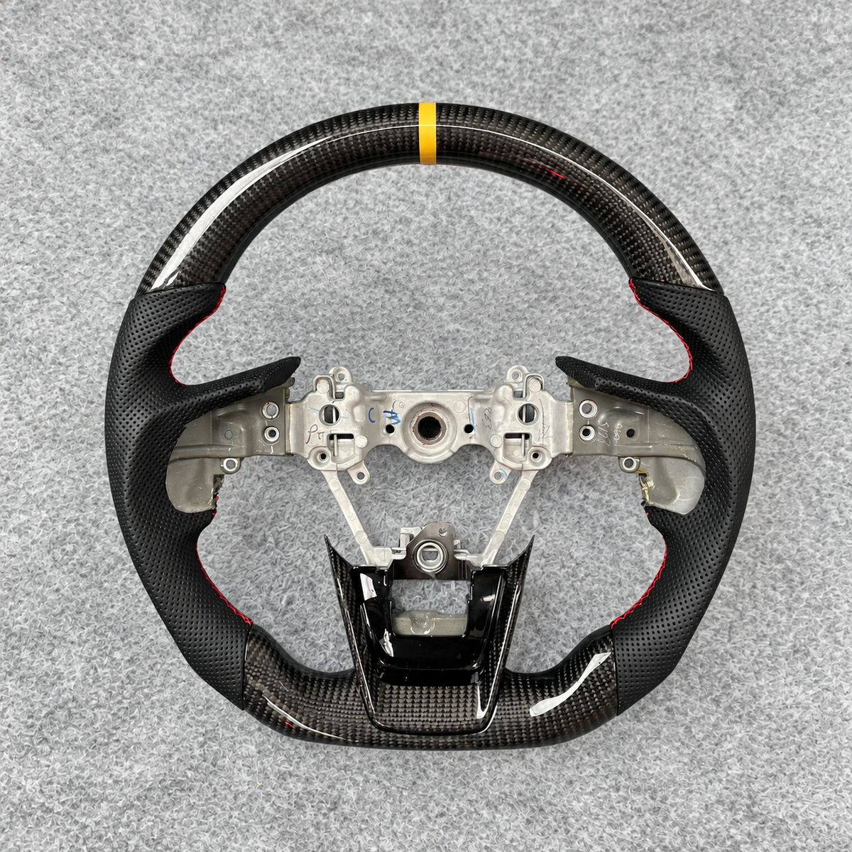 Custom Carbon Fiber Steering Wheel Fits Subaru 2018-2026 Outback / 2019-2026 Forester / 2018-2021 XV Crosstrek / 2018-2025 Legacy